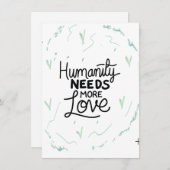 Be Kindリマインダーデザイン 招待状 (正面/裏面)