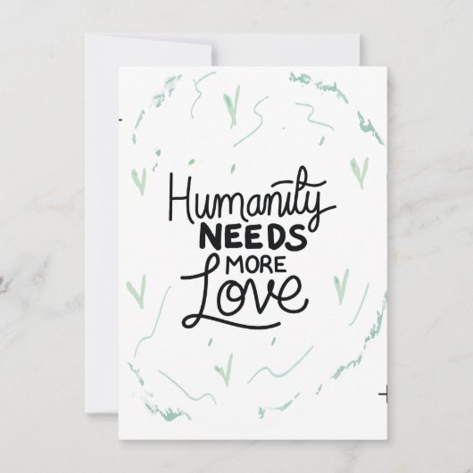 Be Kindリマインダーデザイン 招待状 (正面)