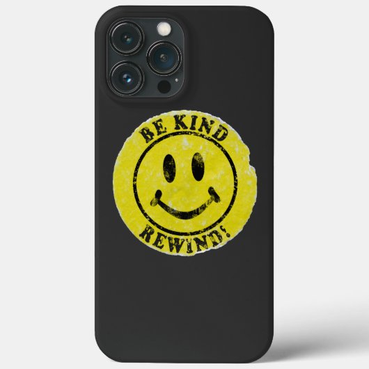 Be Kind巻き戻しレトロビデオレンタル携帯電話ケース Case-Mate iPhoneケース (裏面)