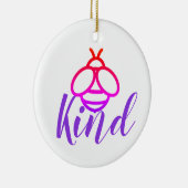 Be Kind – かわいいハニービーデザイン セラミックオーナメント (右)