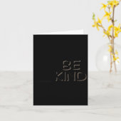 Be Kind -アンチいじめ認識度シール カード (黄色い花)