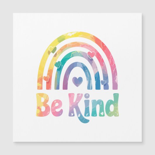 Be Kind カラフル Rainbow感動的 - 前向き (正面)