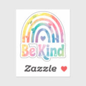 Be Kind カラフル Rainbow感動的 - 前向き シール (シート)