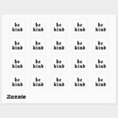 Be Kind -シンプル前向きメッセージ スクエアシール (シート)