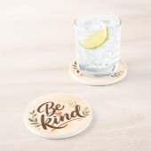 Be Kind タイポグラフィ コースター (側面)