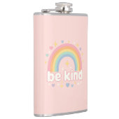 Be Kind – レインボーパステルポジティブ フラスク (右)