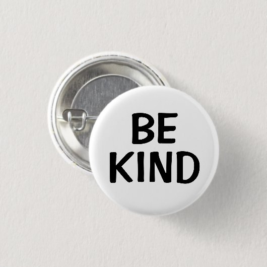 Be Kind | 優しい気持ちになれる ピンズ 缶バッジ (正面&裏面)