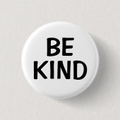 Be Kind | 優しい気持ちになれる ピンズ 缶バッジ (正面)