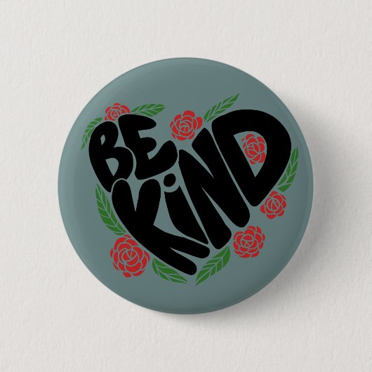 Be Kind 缶バッジ (正面)