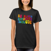 Be Kind Advocate Include Disability Awareness Sped Tシャツ (正面)