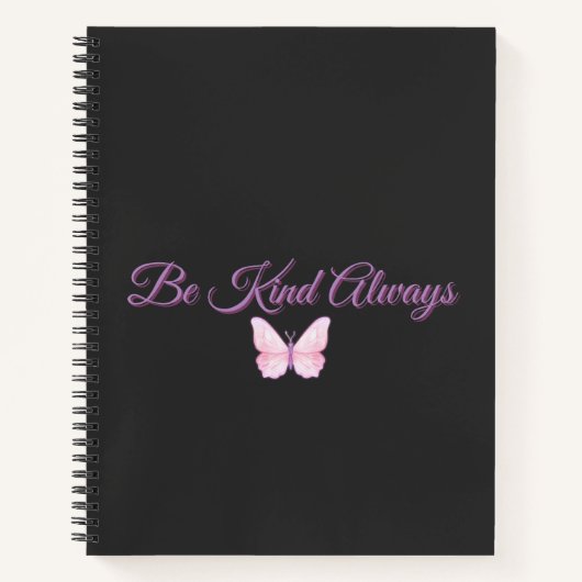 Be Kind Always 💖 ノートブック (正面)