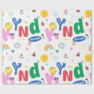 Be Kind Always ラッピングペーパー