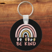 Be Kind ASL III – アメリカ手話 キーホルダー (正面)
