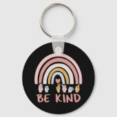 Be Kind ASL III – アメリカ手話 キーホルダー (裏面)