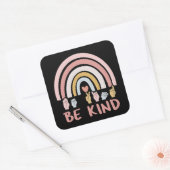 Be Kind ASL III – アメリカ手話 スクエアシール (封筒)