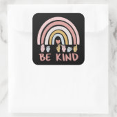 Be Kind ASL III – アメリカ手話 スクエアシール (バッグ)