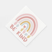 Be Kind ASL III – アメリカ手話 スタンダードランチョンナプキン (角)