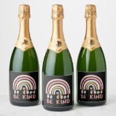 Be Kind ASL III – アメリカ手話 スパークリングワインラベル (ボトル)