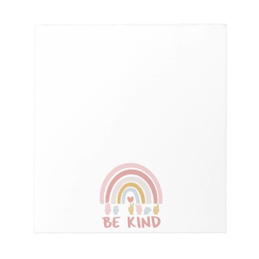 Be Kind ASL III – アメリカ手話 ノートパッド (正面)