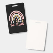 Be Kind ASL III – アメリカ手話 バッジ (正面＆裏面)