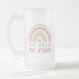 Be Kind ASL III – アメリカ手話 フロストグラスビールジョッキ