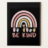 Be Kind ASL III – アメリカ手話 プランナー手帳 (裏面)