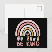 Be Kind ASL III – アメリカ手話 ポストカード (正面/裏面)