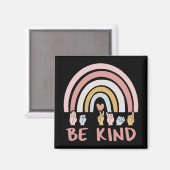 Be Kind ASL III – アメリカ手話 マグネット (正面/裏面)