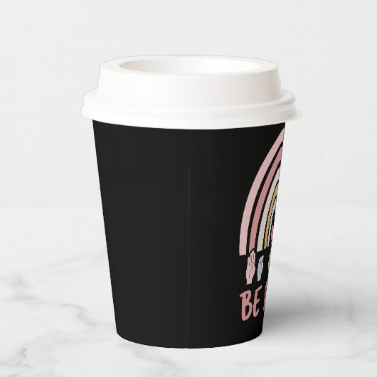 Be Kind ASL III – アメリカ手話 紙コップ (右)