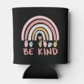 Be Kind ASL III – アメリカ手話 缶クーラー (裏面)