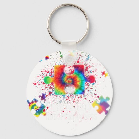 be kind autism awarenes キーホルダー (正面)