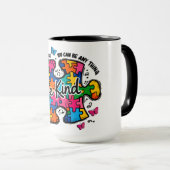 Be Kind/ Autism Awareness マグカップ (正面右)