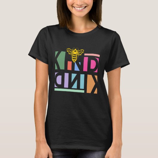 Be kind be a kind human tシャツ (正面)