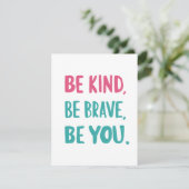 be kind be brave be you, inspirational quotes  シーズンカード (スタンド正面)