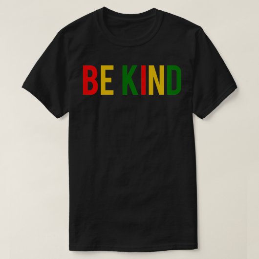 Be Kind Black History Pullover  Tシャツ (デザイン正面)