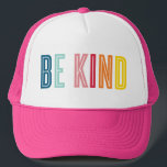 BE KIND black minimal bold type motivational quote キャップ<br><div class="desc">by kat massard >>> WWW.SIMPLYSWEETPAPERIE.COM <<<</div>