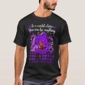 Be Kind Black Women Afro African Domestic Violence Tシャツ (正面)