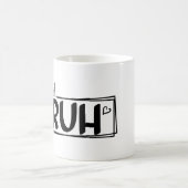 Be Kind Bruh – 世界善行の日 引用 | ポジティブ コーヒーマグカップ (中央)
