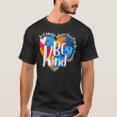 Be Kind Can Be Anything Puzzle Tシャツ (正面)