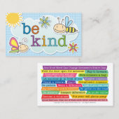 Be Kind Cards - 今日の優しさを促進する コーリングカード (正面/裏面)