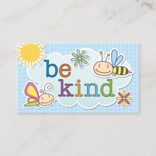 Be Kind Cards - Encourage Acts of Kindness コーリングカード (正面)