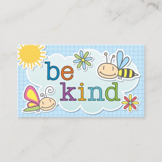 Be Kind Cards - Encourage Acts of Kindness Today コーリングカード (正面)