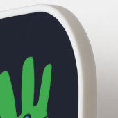 Be Kind Coloful Motivation Mom Birthday ピックルボールラケット (左詳細)