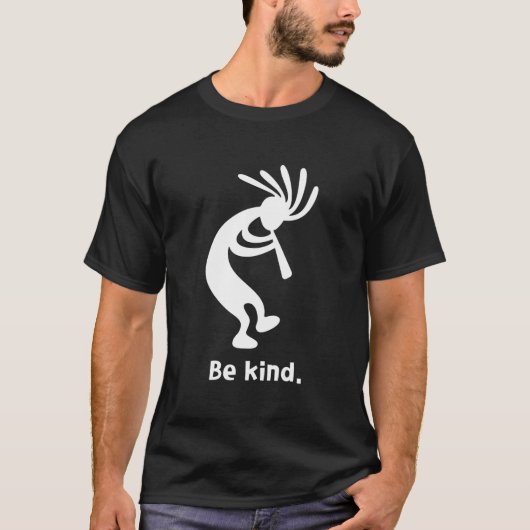 Be Kind Dancing Kokopelli Tシャツ (正面)