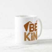 Be Kind - Dog Lover コーヒーマグカップ (正面右)