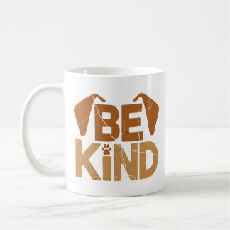 Be Kind - Dog Lover コーヒーマグカップ