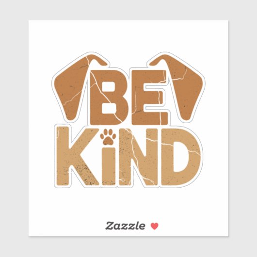 Be Kind - Dog Lover シール (シート)