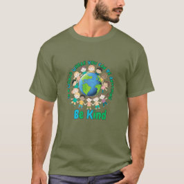 Be Kind Earth Day Design for Kids & Awesome Teache Tシャツ