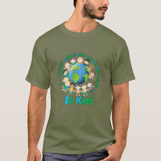 Be Kind Earth Day Design for Kids & Awesome Teache Tシャツ