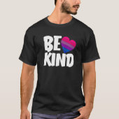 Be Kind Funny Bi Pride Flag Bisexual Premium Tシャツ (正面)